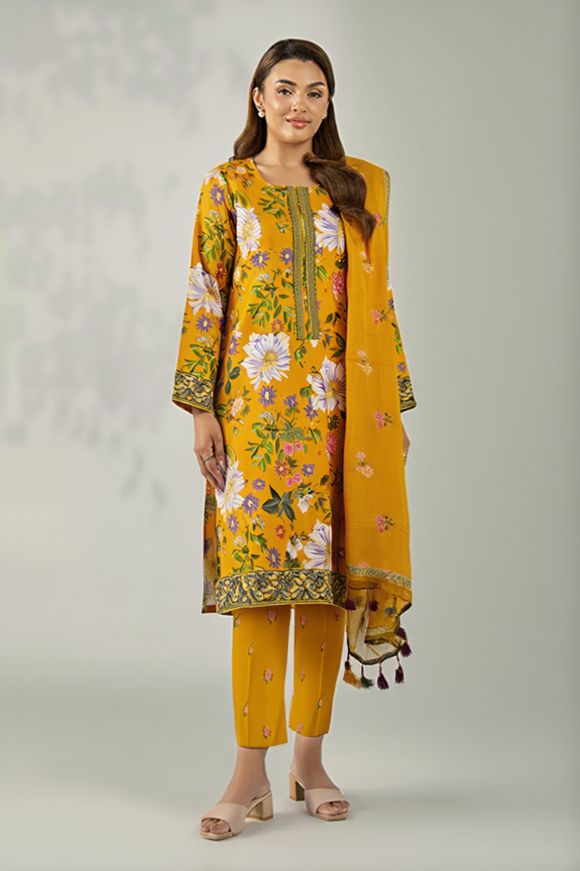 Elegance in Lawn – 3pc Unstitched Collection