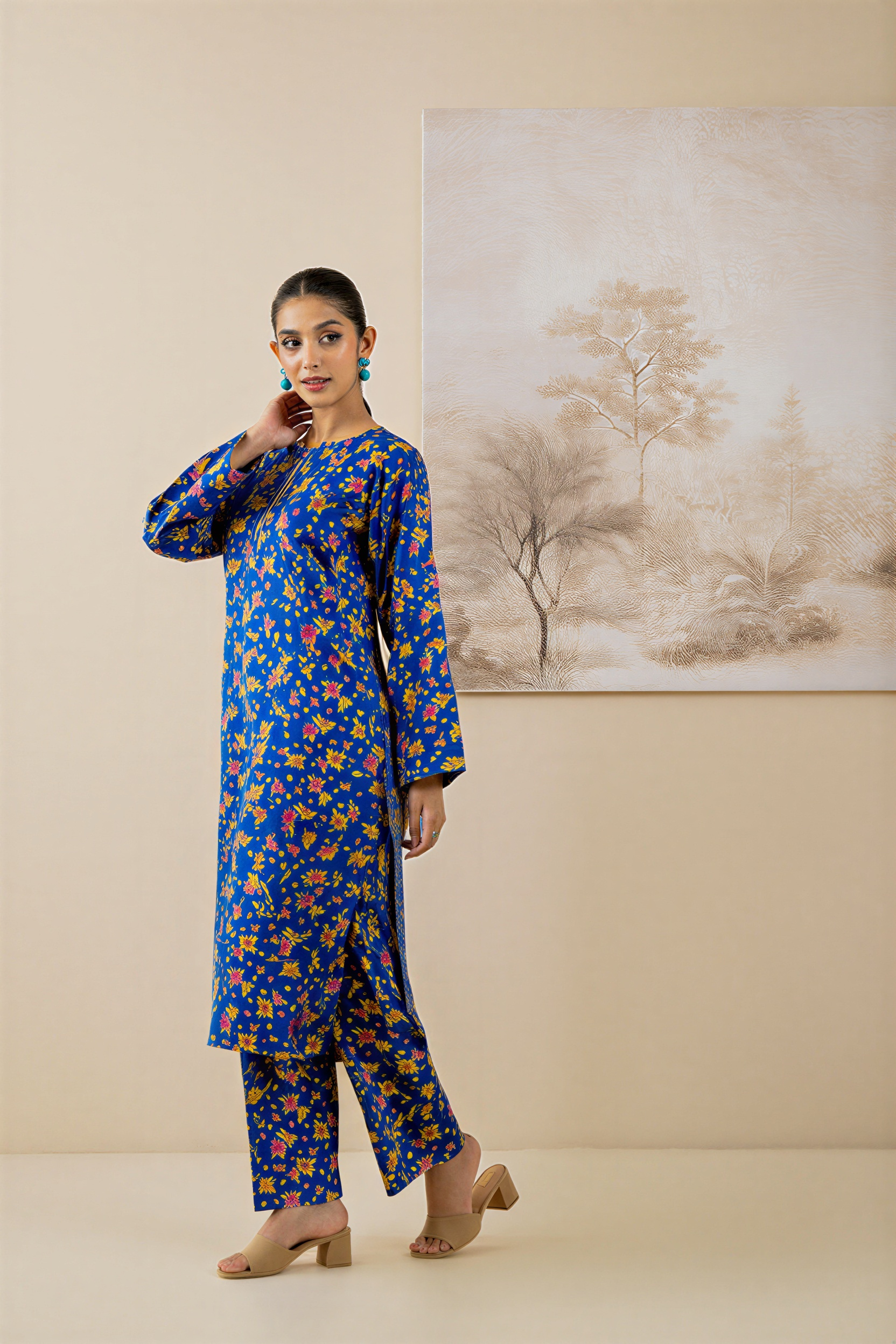 Winter Collection 2025 – 2 Piece Printed Dress