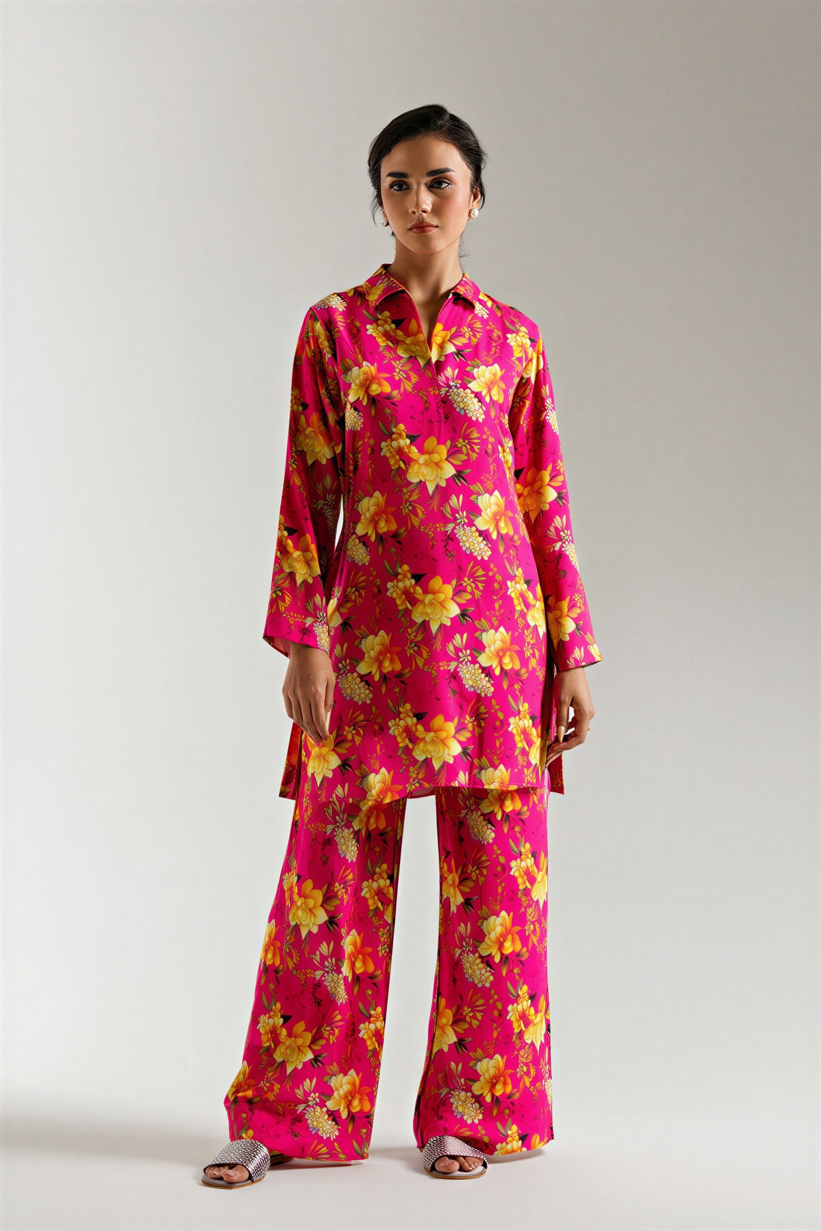 Winter Collection 2025 – 2 Piece Printed Dress