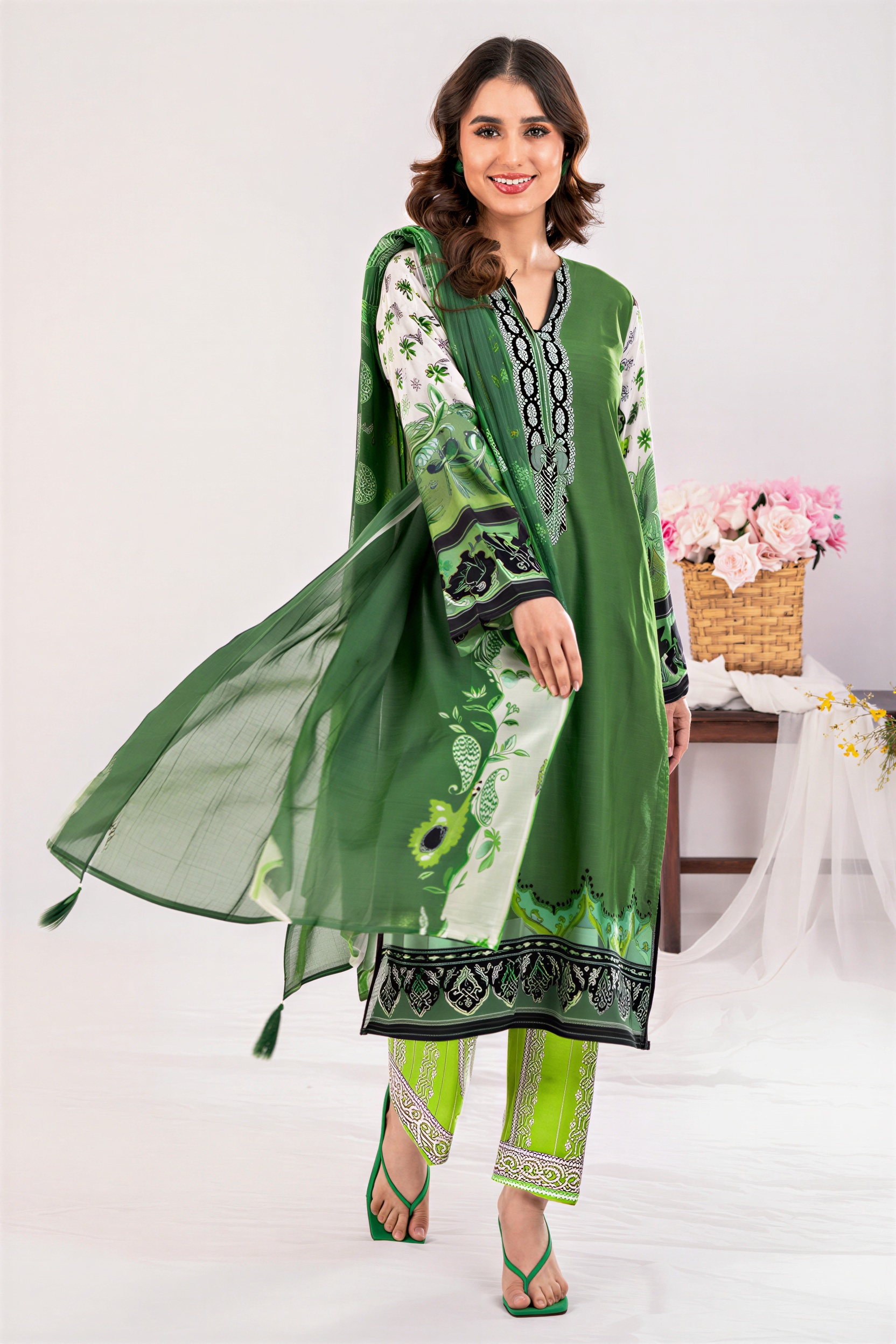 Elegance in Lawn – 3pc Unstitched Collection