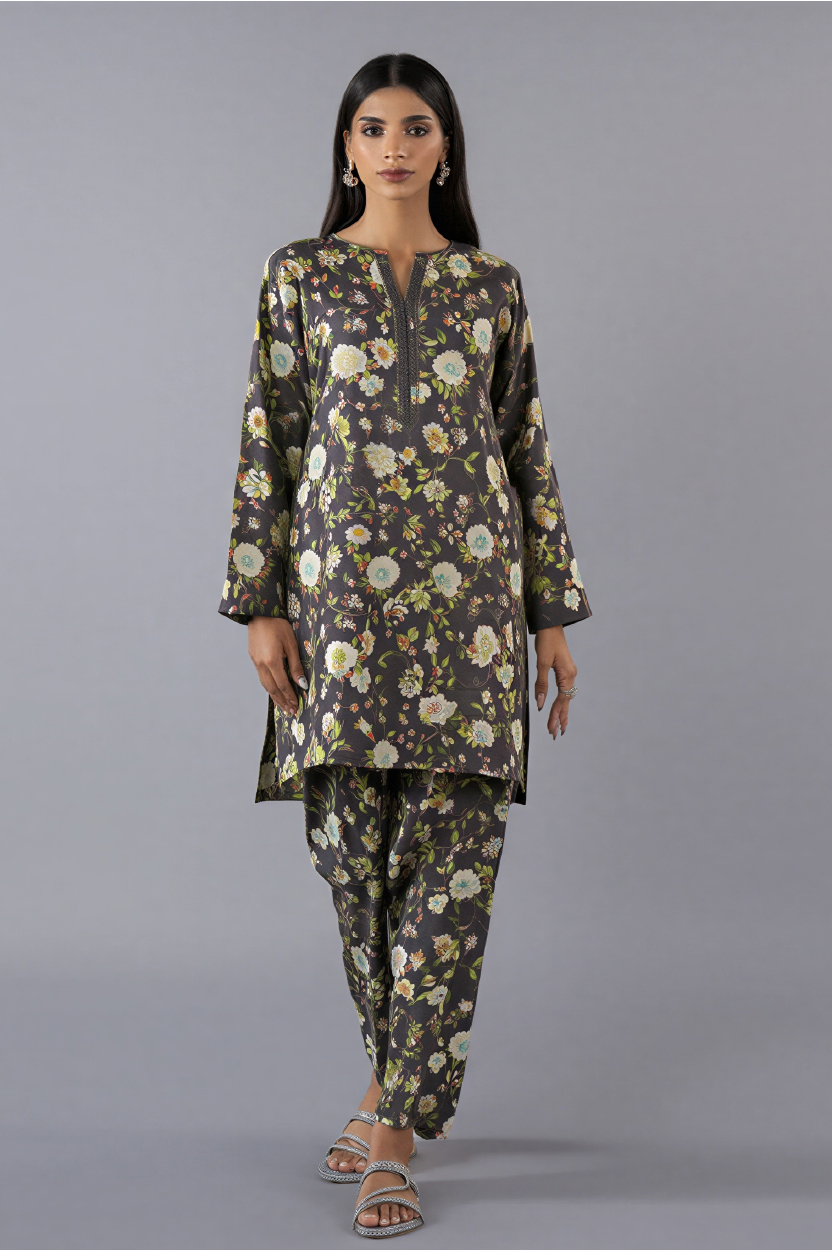 Winter Collection 2025 – 2 Piece Printed Dress