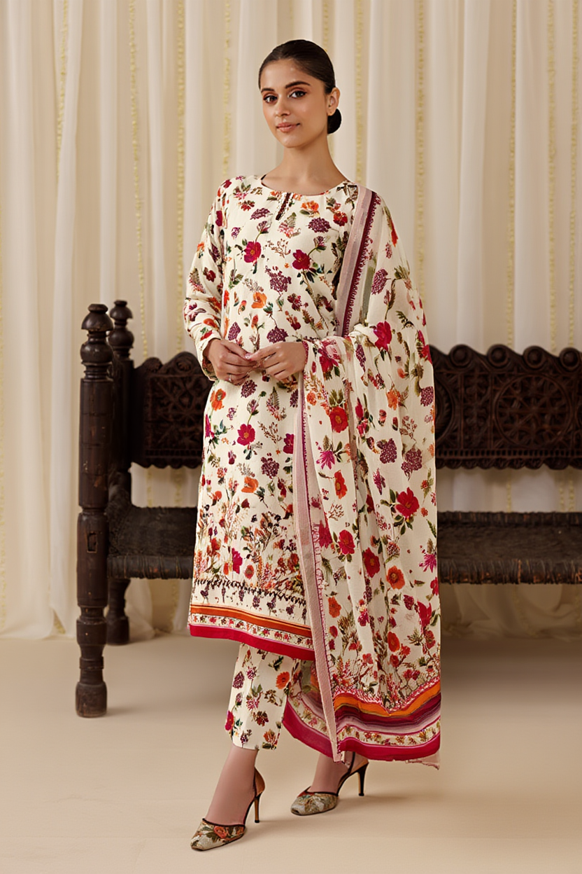 Elegance in Lawn – 3pc Unstitched Collection